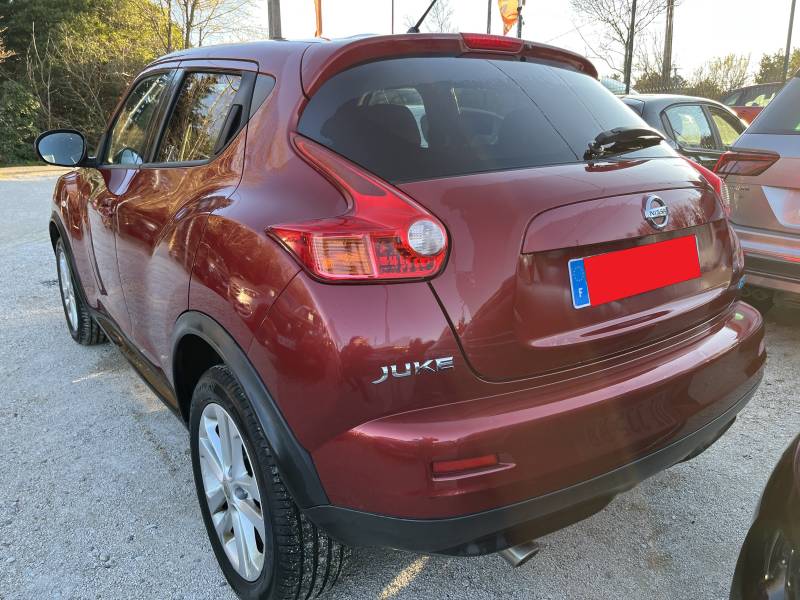 Voiture d’occasion NISSAN JUKE 1.5 DCI 110 Acenta Pack. 5p. avec climatisation Automatique et régulateur et limiteur de vitesse. Garantie 12 Mois.