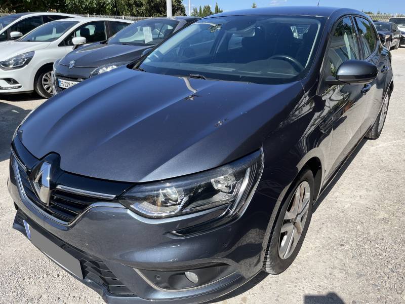 Voiture d’occasion RENAULT MEGANE IV 1.5 Blue DCI 116 Business BV6. 5p. 1ère main. Avec GPS Europe Tactile et Régulateur + Limiteur de vitesse ainsi que Radars AV + AR. Garantie 12 Mois.