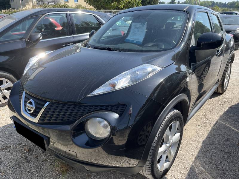 Voiture d’occasion NISSAN JUKE 1.5 DCI 110 Acenta Pack. 5p. Garantie 12 Mois avec climatisation Automatique et Régulateur et limiteur de vitesse.