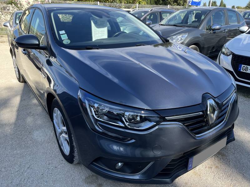 Voiture d’occasion RENAULT MEGANE IV Ph2 1.5 Blue DCI 116 Business BV6. 5p. Avec GPS Europe Tactile et Régulateur + Limiteur de vitesse ainsi que Radars AV + AR. Garantie 12 Mois.