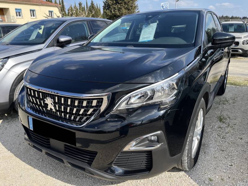 Voiture d’occasion PEUGEOT 3008 II 1.5 BLUE HDI 130 Active Business. EAT 8. 5p. 1ère Main avec  Radars AV + AR + Caméra et Régulateur + Limiteur de vitesse ainsi que CarPlay. Garantie 12 Mois.