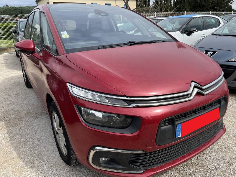 Voiture d’occasion CITROEN C4 SPACETOURER II Ph2 1.5 Blue HDI 130 Fell. 5p. Radar AV + AR  + Caméra et GPS Europe Tactile ainsi que CarPlay. Garantie 12 Mois.