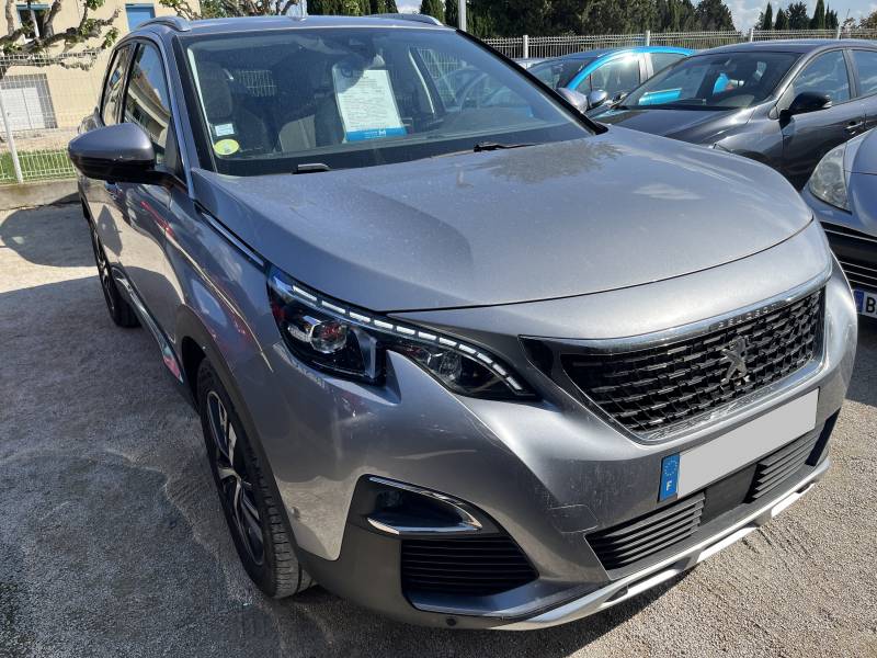 Voiture d’occasion PEUGEOT 3008 II 1.5 Blue HDI 130 Allure Business. EAT 8. 5p. 1ère Main. Avec CarPlay et Radars AV + AR + Caméra ainsi que Sièges Semi-cuir. Garantie 12 Mois.