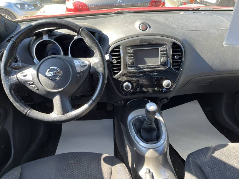 Voiture d’occasion NISSAN JUKE 1.5 DCI 110 Acenta Pack. 5p. avec climatisation et radar de recul ainsi que régulateur et limiteur de vitesse. Garantie 12 Mois.