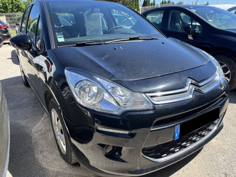 Voiture d’occasion CITROEN C3 II Ph2 1.6 e-HDI 70 Confort Sensodrive. 5p.  Avec Toit Panoramique Zénith et climatisation. Garantie 12 Mois.